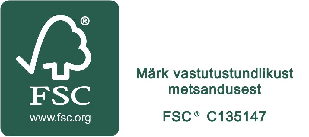 Märk vastutustundlikust metsandusest, litsentsi number FSC C135147.